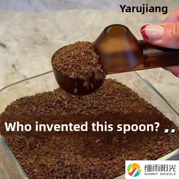 Large Capacity Coffee Spoon with Spoon And Leakproof round Spoon Long Handle Brewing Spoon Milk Powder Protein Powder Measure...