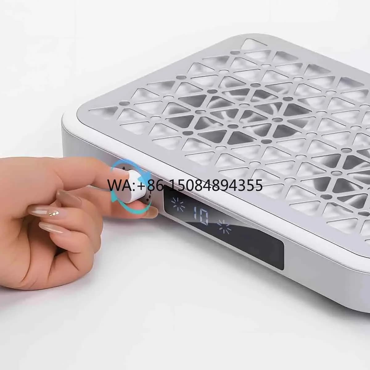 2025 New Nail Dust Collector for Manicure and Nail Salon Quiet Dual-Port Vacuum Cleaner