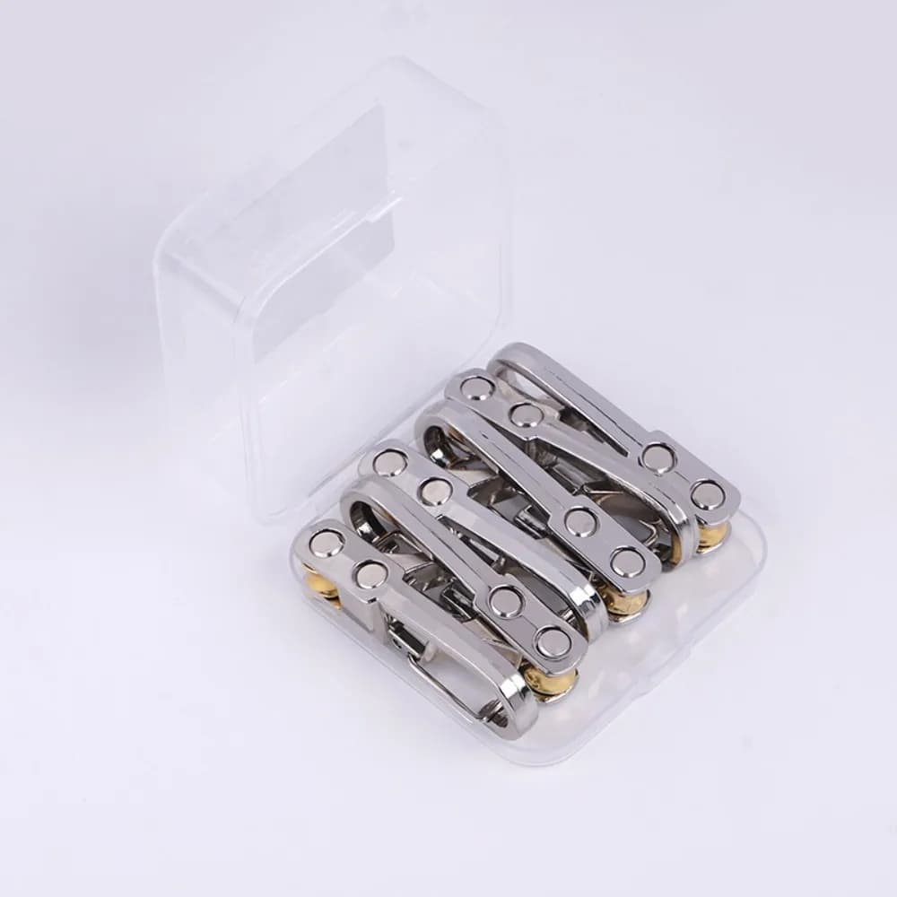 Nuovo Set Tenditore per Corde Senza Nodi con Rullo, Attrezzo di Bloccaggio Resistente per Fissaggio, Facile Utilizzo, Tiracavi per Campeggio e Nautica