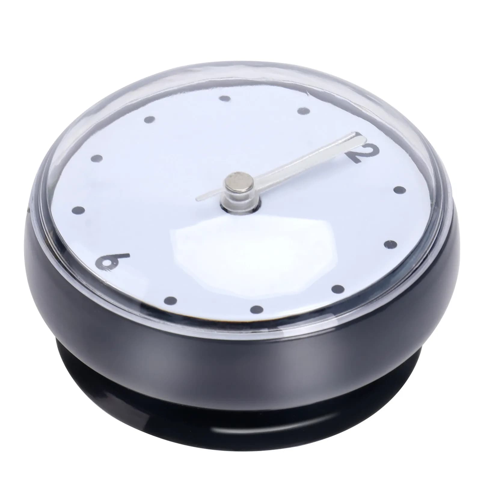 Orologio da Parete a Ventosa 1 Pezzo, Orologio da Bagno e Cucina Impermeabile Silenzioso Senza Ticchettio Antiappannamento, Design Moderno con Montaggio a Specchio