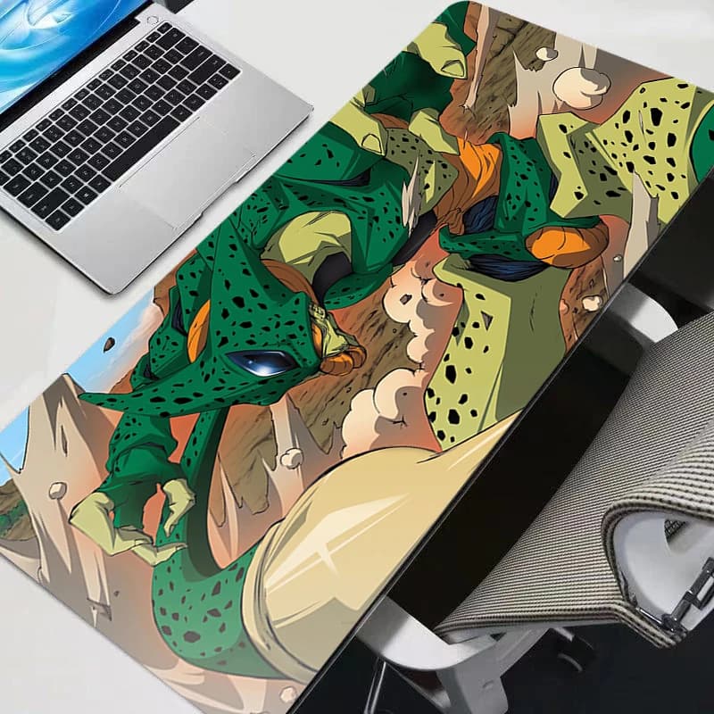 Gaming Mousepad Dragon Ball Anime Durable Big Computer Gamer Mouse Pad Natural Rubber With Locking Edge Gaming Mouse Mat XXL