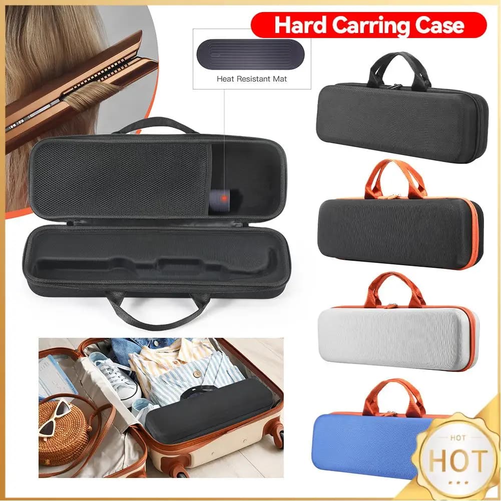 Anti-scratch waterproof portable travel bag with mesh pocket for Corrale HS03 hair plate