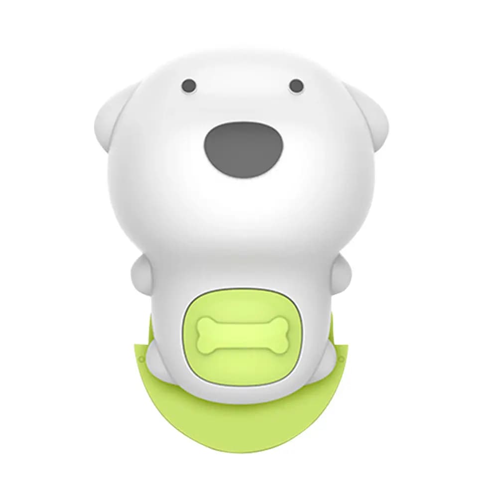 Fermaporta in Silicone Verde a Forma di Cucciolo, Protezione Anti-Pizzicamento per Dita dei Bambini, Cuneo Rotante Morbido per Casa e Asilo Nido