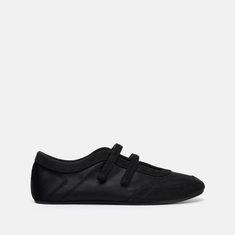 Scarpe Basse Quattro Stagioni Nuove con Punta Tonda e Bocca Poco Profonda, Suola Morbida Antiscivolo e Resistente all'Usura, Scarpe Sportive Piatte