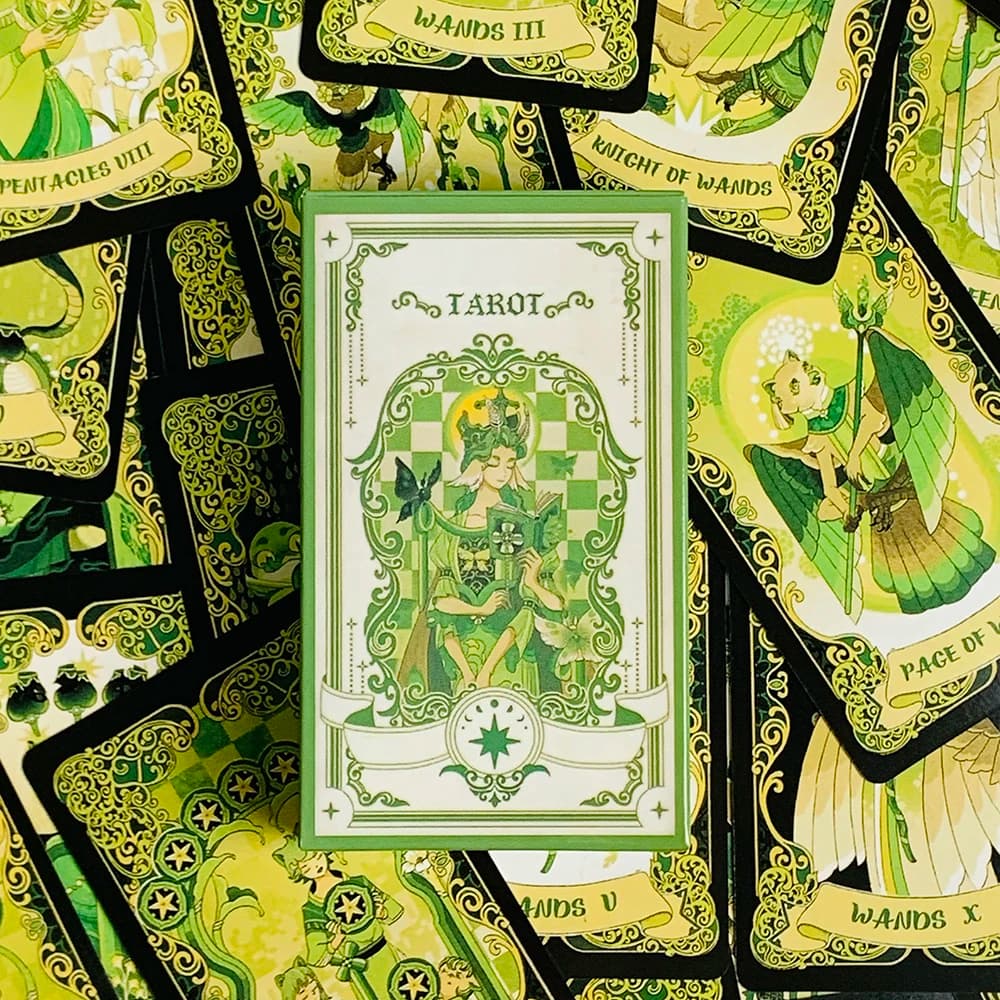 NUOVE carte dei tarocchi 78 pezzi versione inglese divinazione Oracle Deck gioco da tavolo campeggio gioco di carte per feste meditazione e pratica spirituale