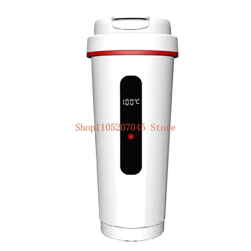 37cd 500ml Tazza riscaldamento in acciaio 12V 24V Tazza riscaldata per auto Riscaldamento rapido Bollitore per riscaldamento