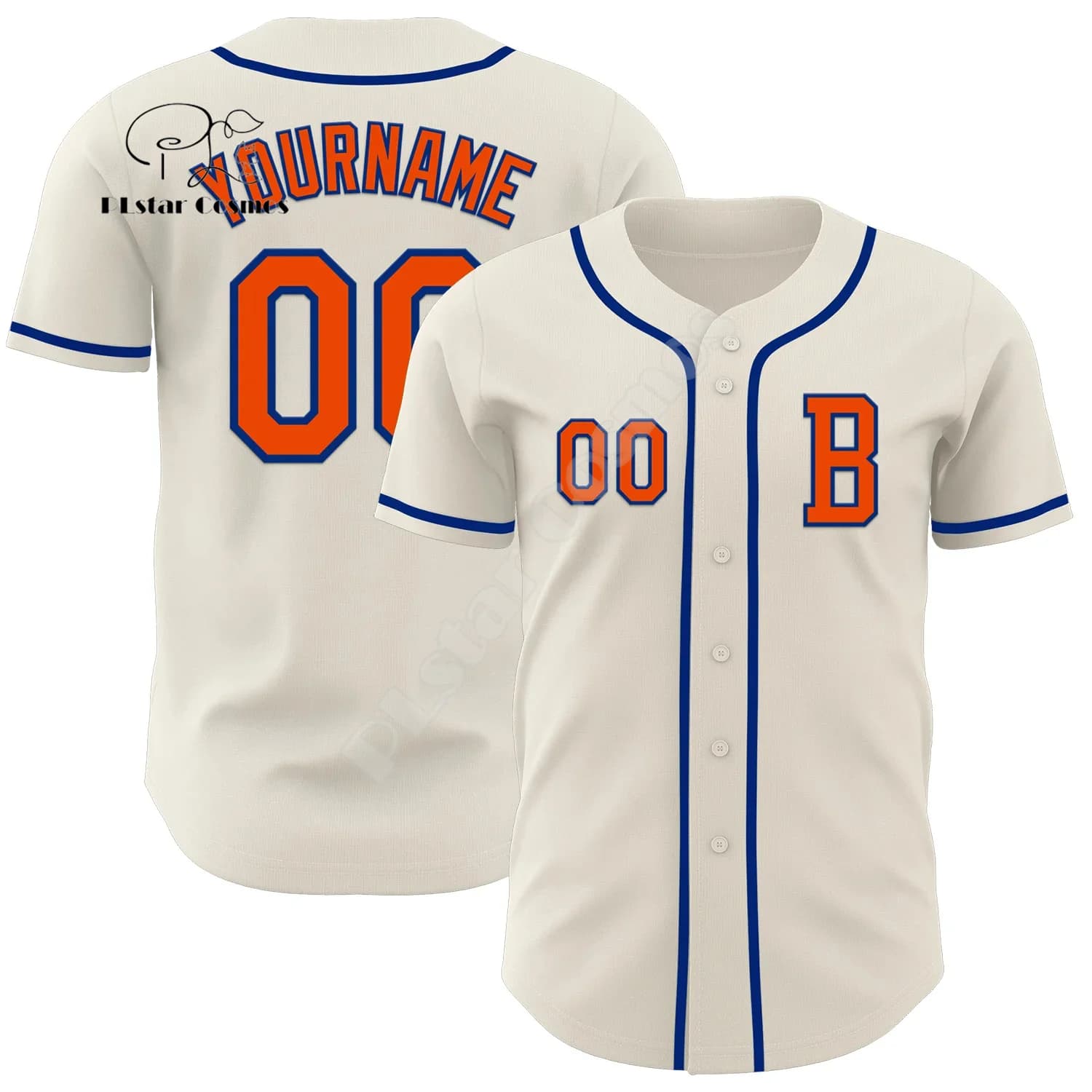 NewFashion Nome personalizzato Giocatore della squadra Logo Abbigliamento sportivo Colorato Retro 3DPrint Estate Casual Divertente Harajuku Camicie da baseball Jersey N