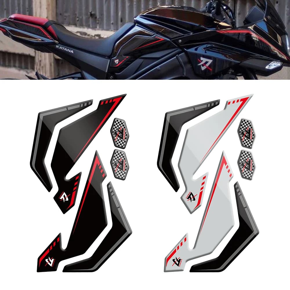Per Suzuki Katana 1000 2018 2019 2020 2021 2022 2023 moto serbatoio ginocchio protezione vernice Gel decalcomania di protezione