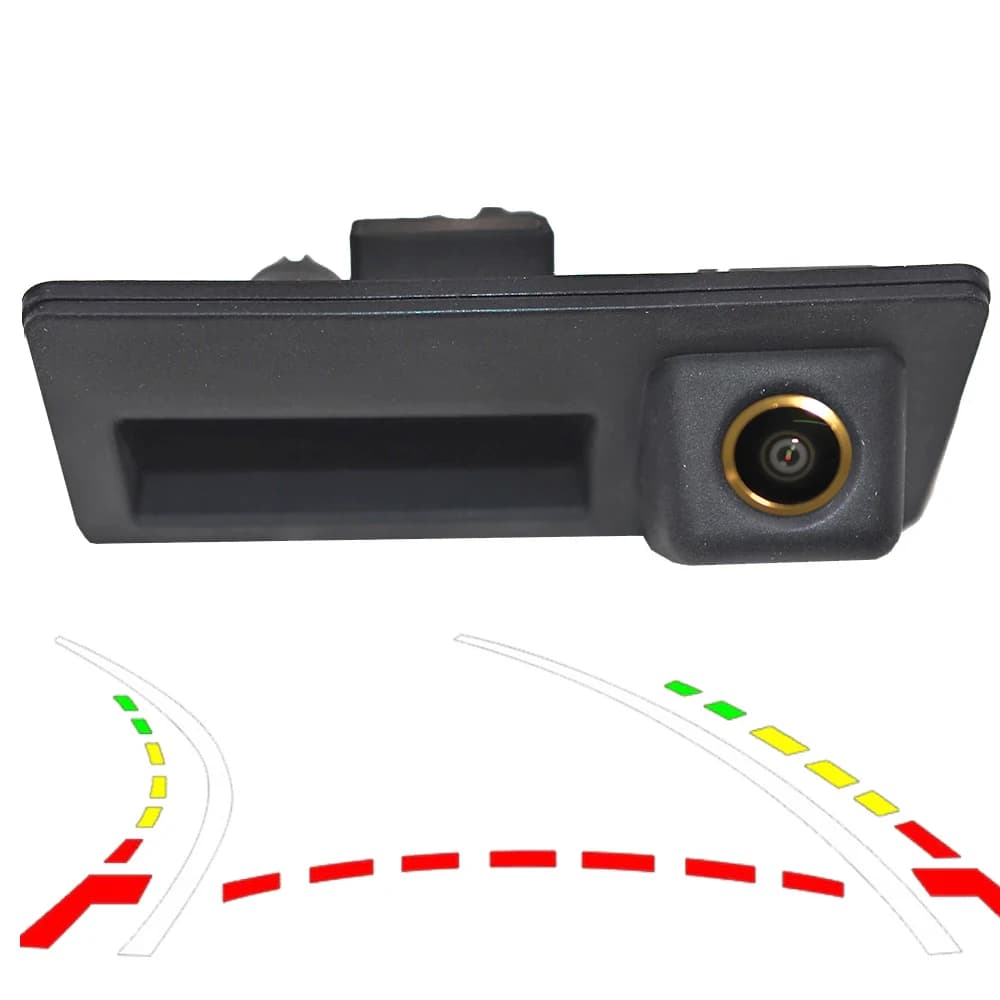 Parcheggio HD CCD Auto Vista posteriore Retromarcia Backup Tronco Maniglia Della Macchina Fotografica per VW Passat Audi A4L 6L3 S53 Q357 Sagitar Lavida Tiguan