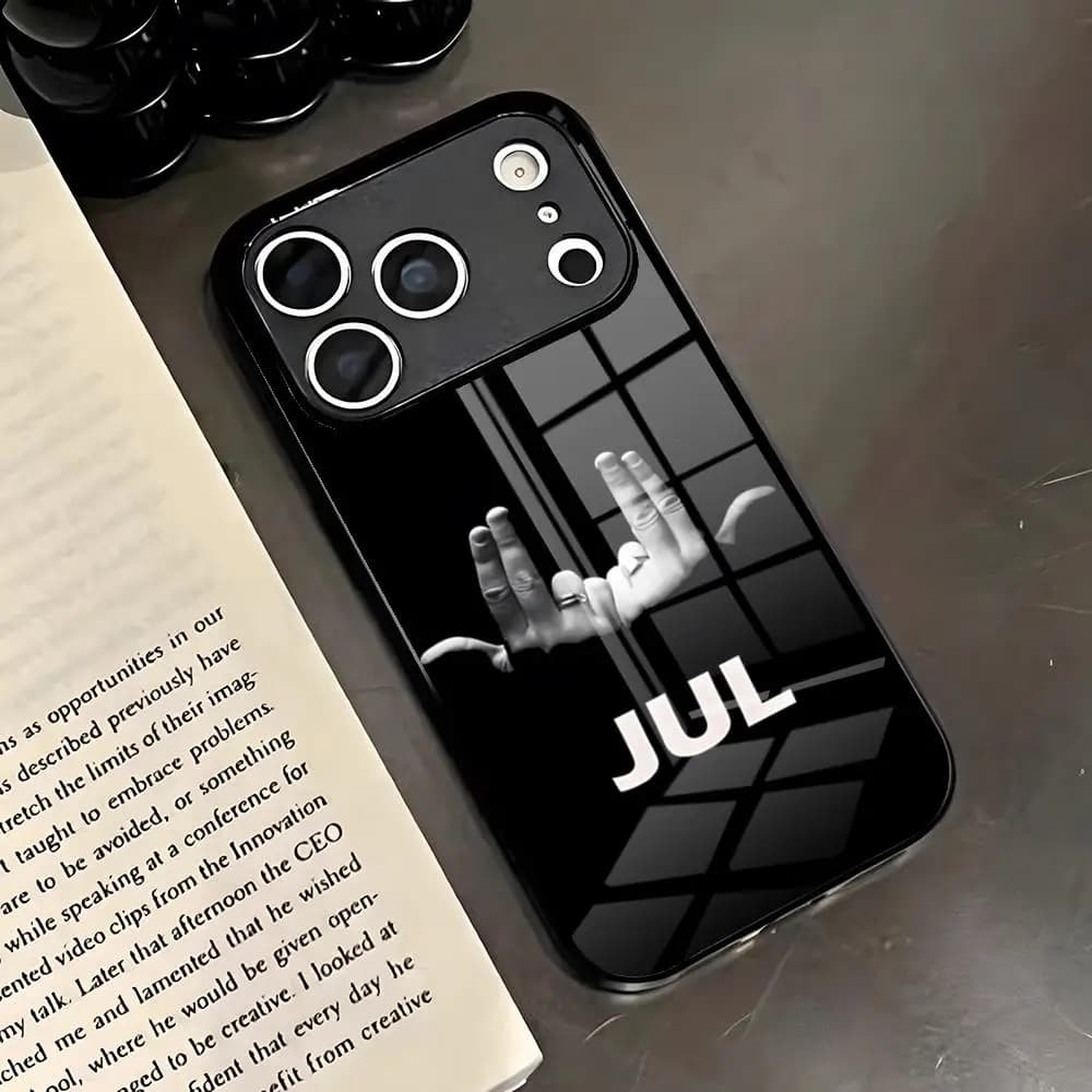 Rapper JuL C'est Pas Des Lol Phone Case For IPhone 17 Pro Max 16 15 14 Pro Max 13 11 X Xs Xr 8 7Plus Glass Cover