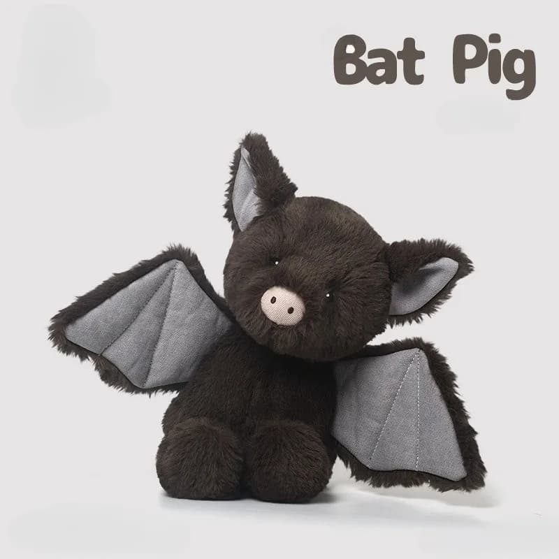 Adorabile peluche a forma di pipistrello, creativamente progettato, resistente ai morsi, resistente ai graffi, aiuta a calmare le emozioni dell'animale domestico