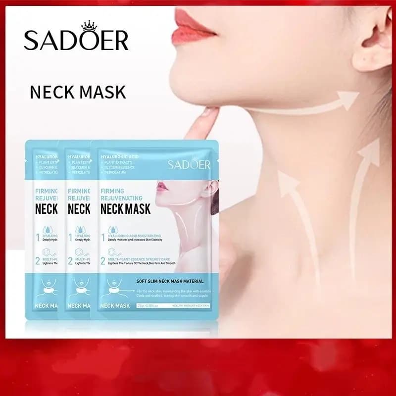 10 Pieces SADOER Masks for Hyaluronic Acid, Collagen Rassodante, Nutrient, Illuminant and Hydrating for the Care of Colloumn Skin