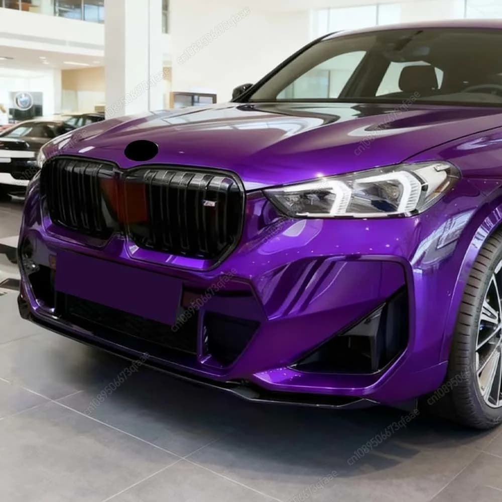 For BMW X1 U11 iX1 M-Sport 2022 2023 2024 ABS Black Front Bumper Lip Deflector Splitter Body Kits Chin Diffuser Spoilers Tuning