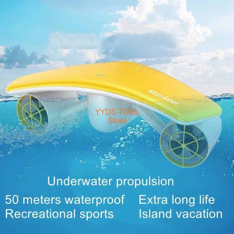 Propulsore subacqueo elettrico Motore senza spazzole Immersione Nuoto portatile Impulso professionale Drone subacqueo Artefatti di tiro
