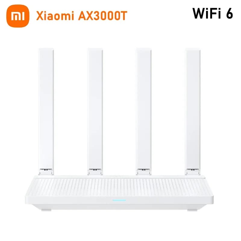 Router Xiaomi AX3000T 2.4G 5G Tecnologia Mesh WiFi 6 Efficiente penetrazione della parete Protezione online per bambini Ripetitore router WiFi