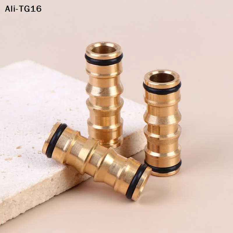 【An1】1/2/3 Pezzi Connettore a 2 Vie in Ottone per Tubo da Giardino, Giunto di Riparazione e Prolunga per Tubi dell'Acqua