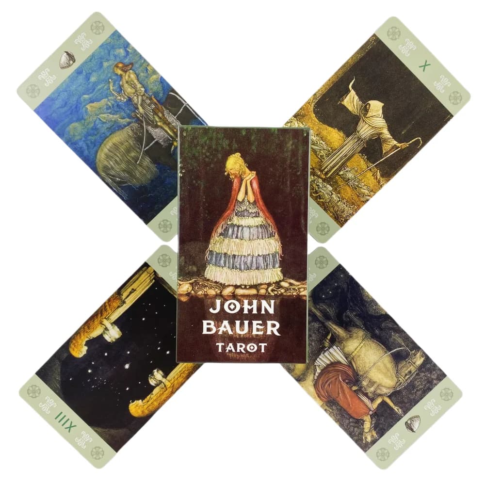 Carte dei tarocchi John Bauer A 78 Oracle English Visions Divination Edition Borad Giocando ai giochi