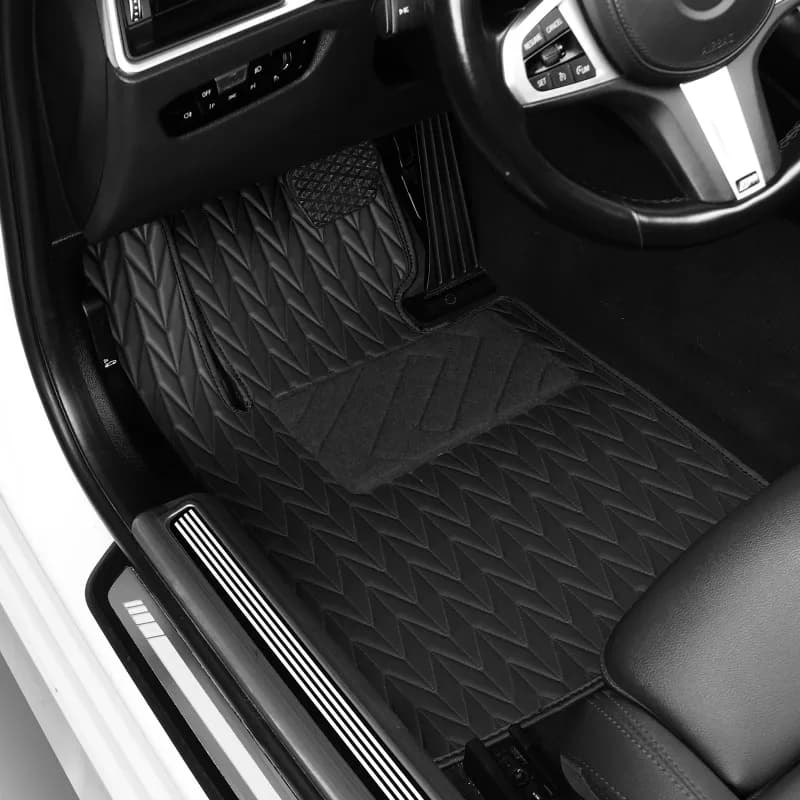 Custom Car Mat for Golf 2014-2023 Car Car Seats Left with Front Anti-slip Coating