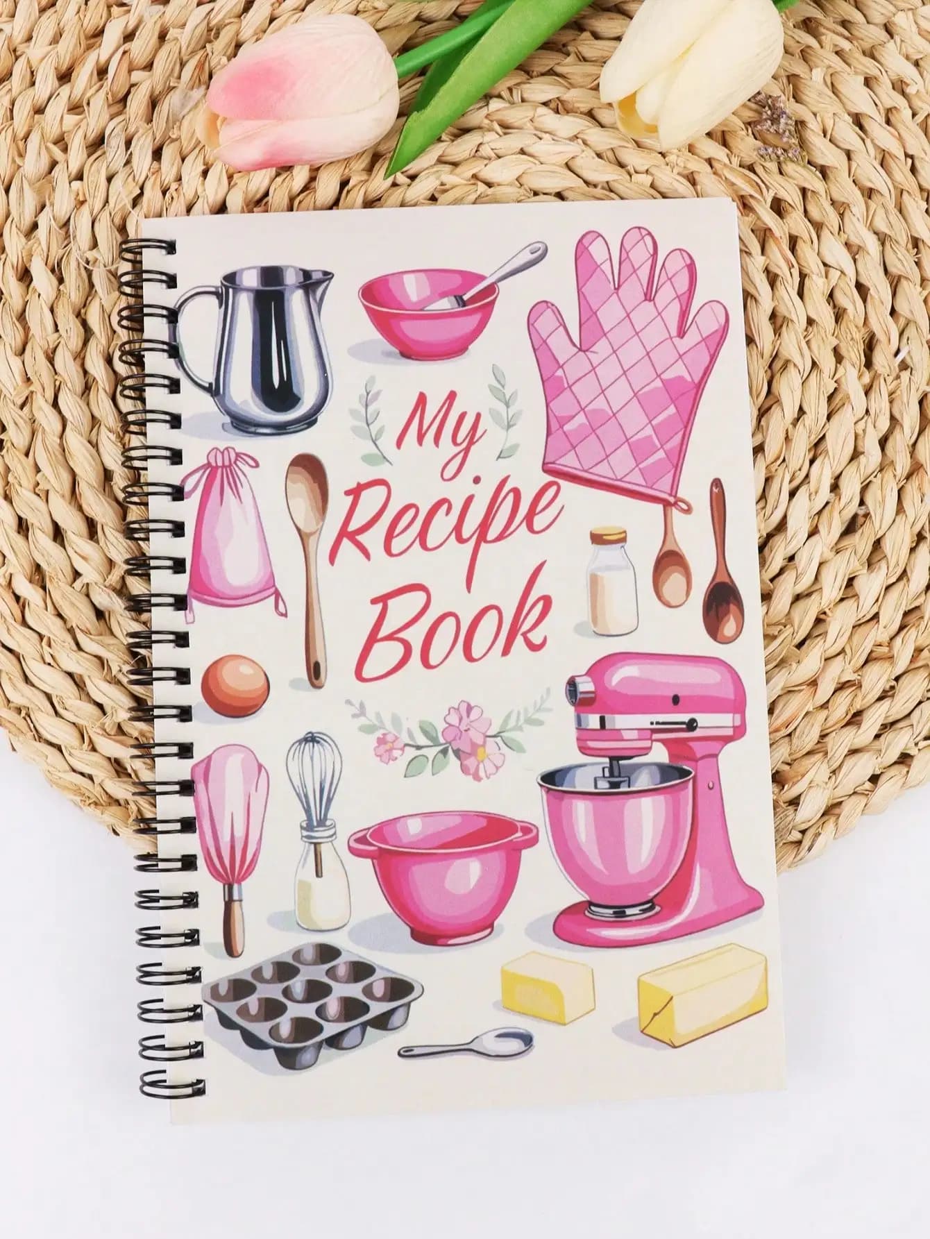 Quaderno per ricette A5, manuale di cucina fai-da-te per gli amanti della cucina, agenda settimanale dei pasti, idea regalo per il ritorno a scuola