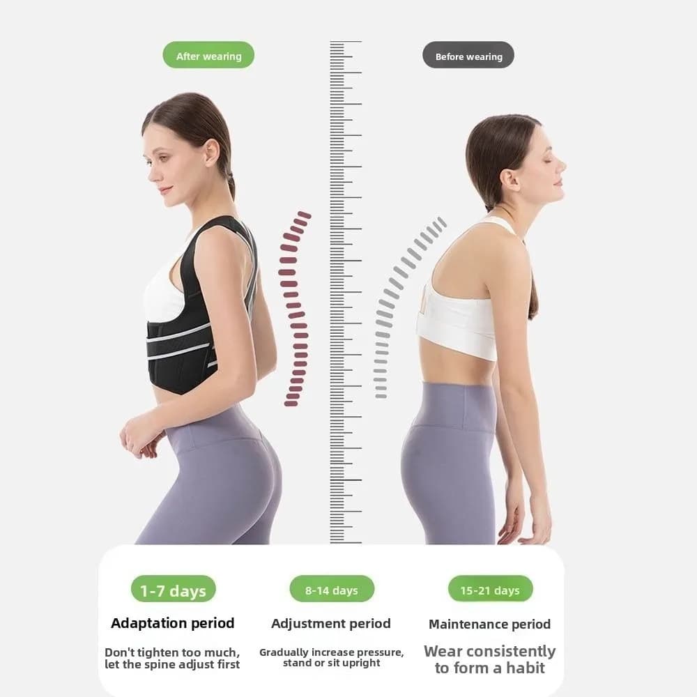 Adjustable Back Support Brace Full Back Support Lower Back Brace Posture Corrector Upper Back Brace Shoulder Straightener