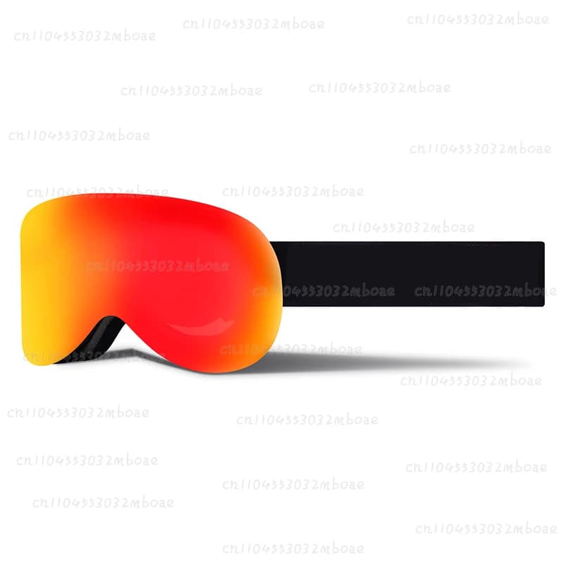 Single Lens Magnetic Ski Glasses Double Sided Anti Fog Anti Snow Blindness Comfort Facefoam Ski Goggles for Adult Snow Sportspro