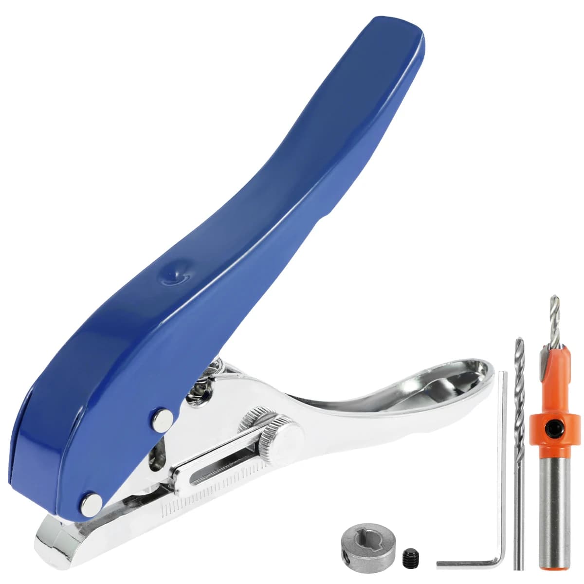 Perforatore Manuale a Foro Singolo da 5/16'' - Pinza Portatile per Forare Carte, Foto, Biglietti e Lavori Artigianali