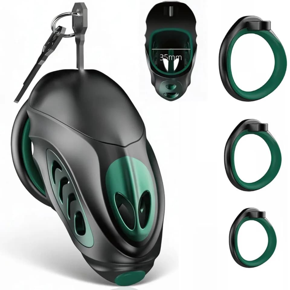 New Wireless Remote Control Electric Shock Cage Male Chastity Cock Ring Lock Electrically Stimulated Penis Cage Adult Sex Toys