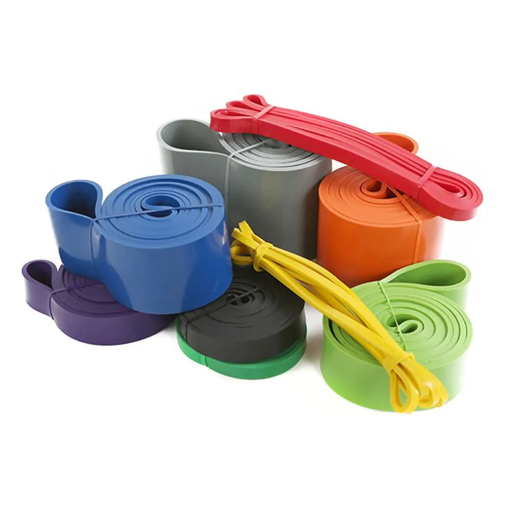 208 cm stretch band for fitness resistance Crossfit Pullup Gym Body Building Muscle Training Tube Fitness equipment