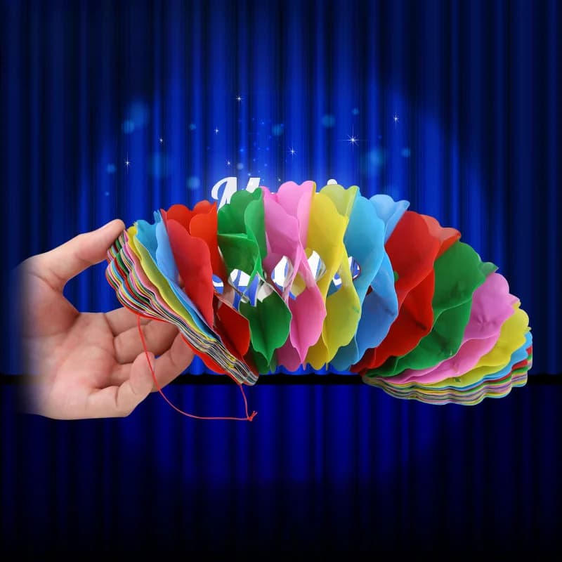 Ghirlanda di plastica di piccole dimensioni per trucchi magici prodotti per matrimoni dei puntelli dei fiori