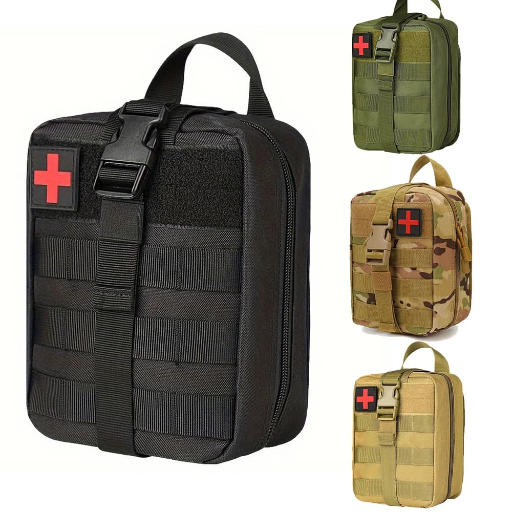 Attrezzatura di sopravvivenza Accessori di sopravvivenza Kit di pronto soccorso multiutensile Gadget Edc Laccio emostatico tattico Forniture per campo turistico Completo