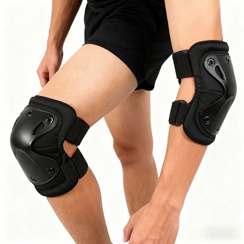 Outdoor tactical protective equipment 4 pieces Gymnastics Cycling elbow Mountaineering Hiking Outdoor sports protection