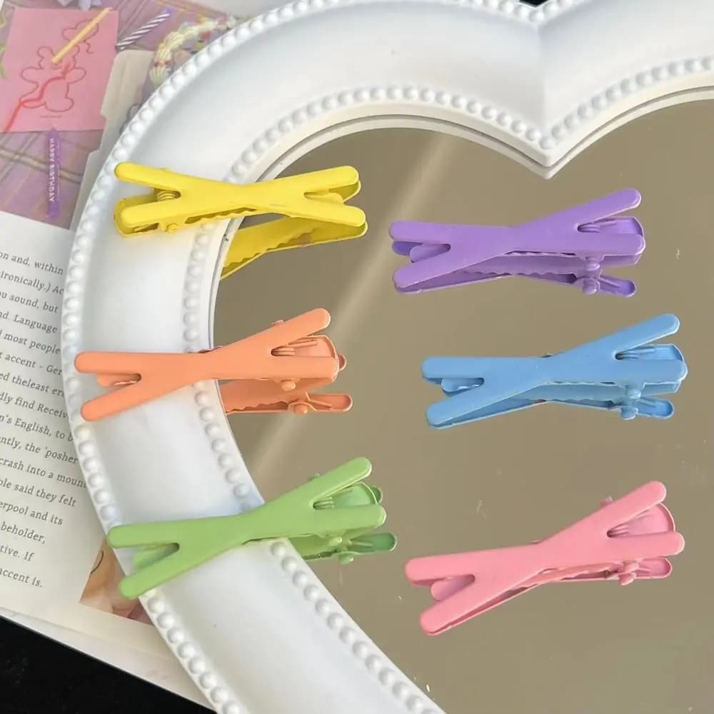 Sweet Hair Ornament Hair Clips INS Style Headwear Hairpin Candy Color Bang Clip Girls