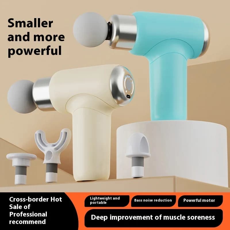 Mini Massage Gun for Muscle Relaxation, Silent Electric Massage for Collo, Man and Woman