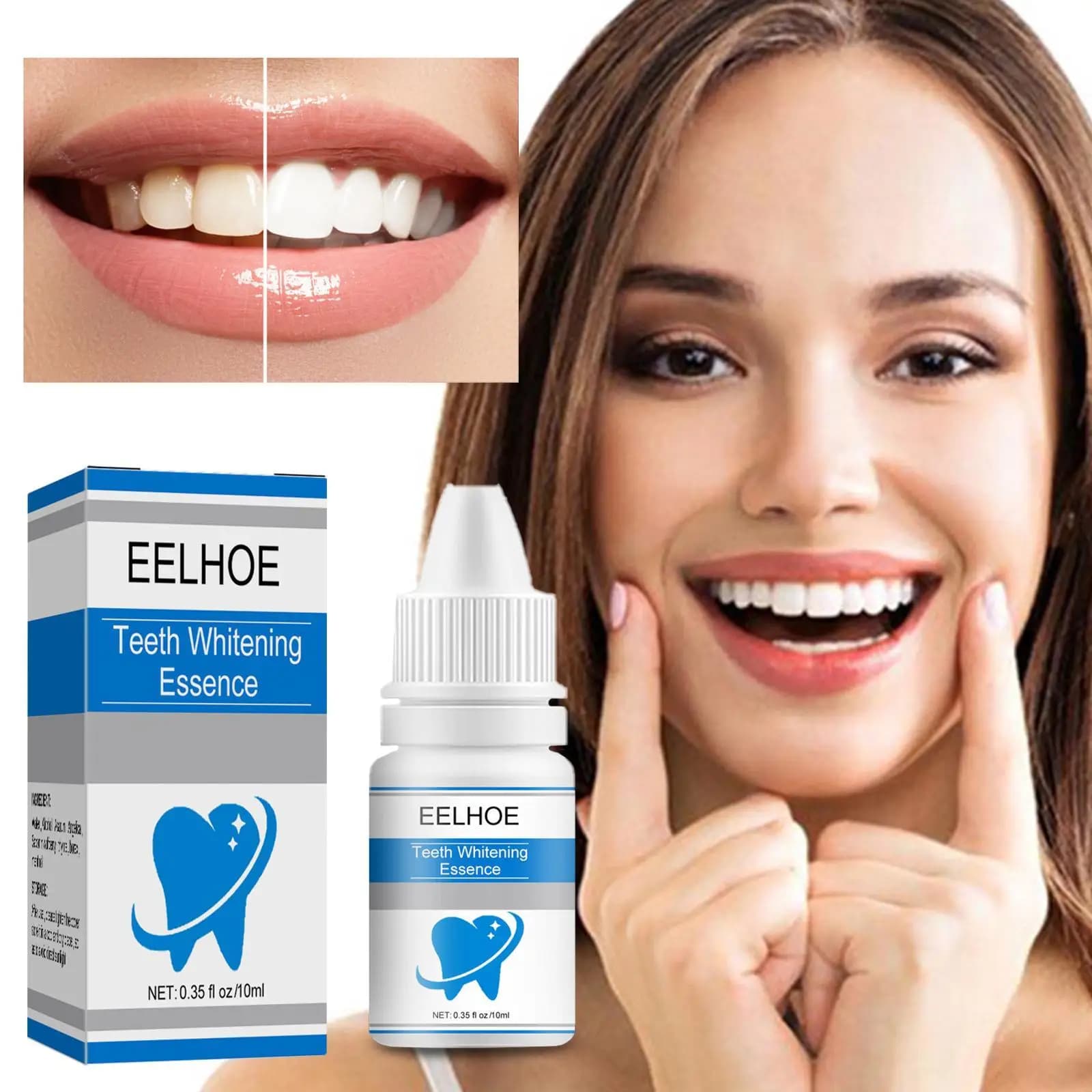 EFERO tooth whitening, removes plaque stains, serum for teeth cleaning, white teeth, oral hygiene, dental whitening