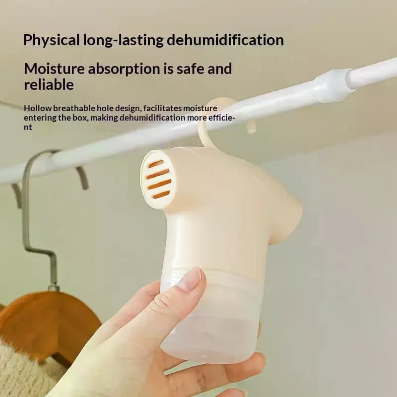 Standable Hangable Dehumidifier Box High Capacity Moisture Absorption Mold Prevention for Large Closet Bathroom Use