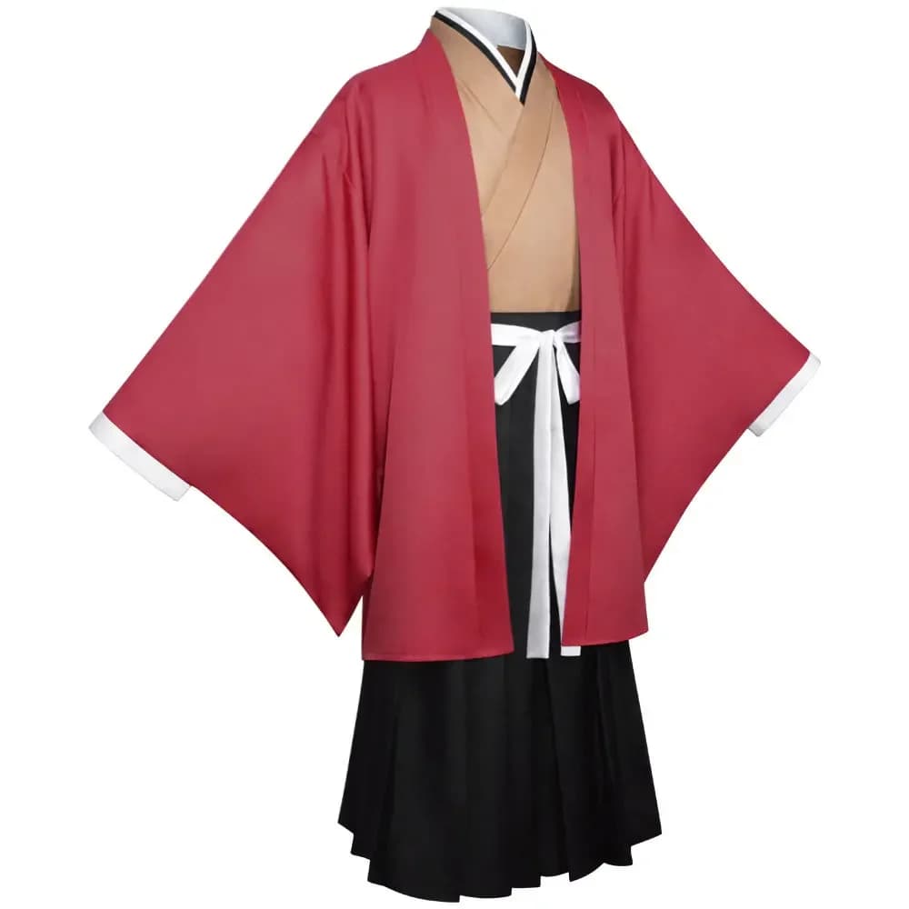 Anime Demone Slayer Tsugikuni Yoriichi Costume Cosplay Kimono giapponese Accappatoio Mantello Cappotto Parrucca Gioco di ruolo Carnevale Festa Uniforme