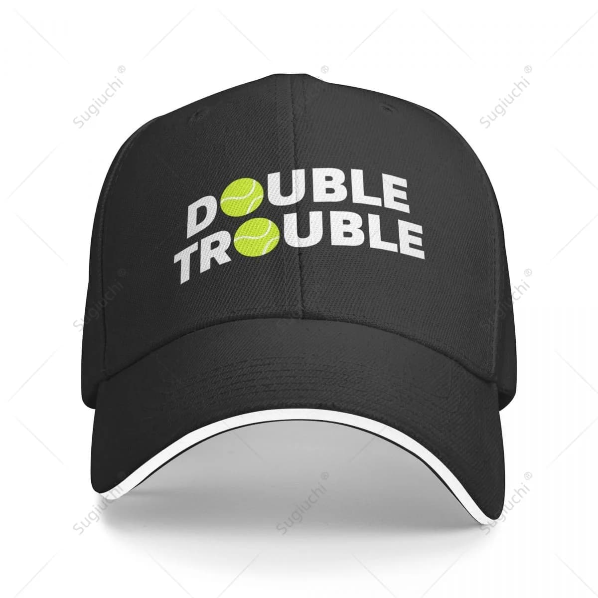 Multifunction Double Trouble Funny Tennis With Tennis Balls Sandwich Baseball Cap Men Sports Casual Caps Golf Hat Fishing