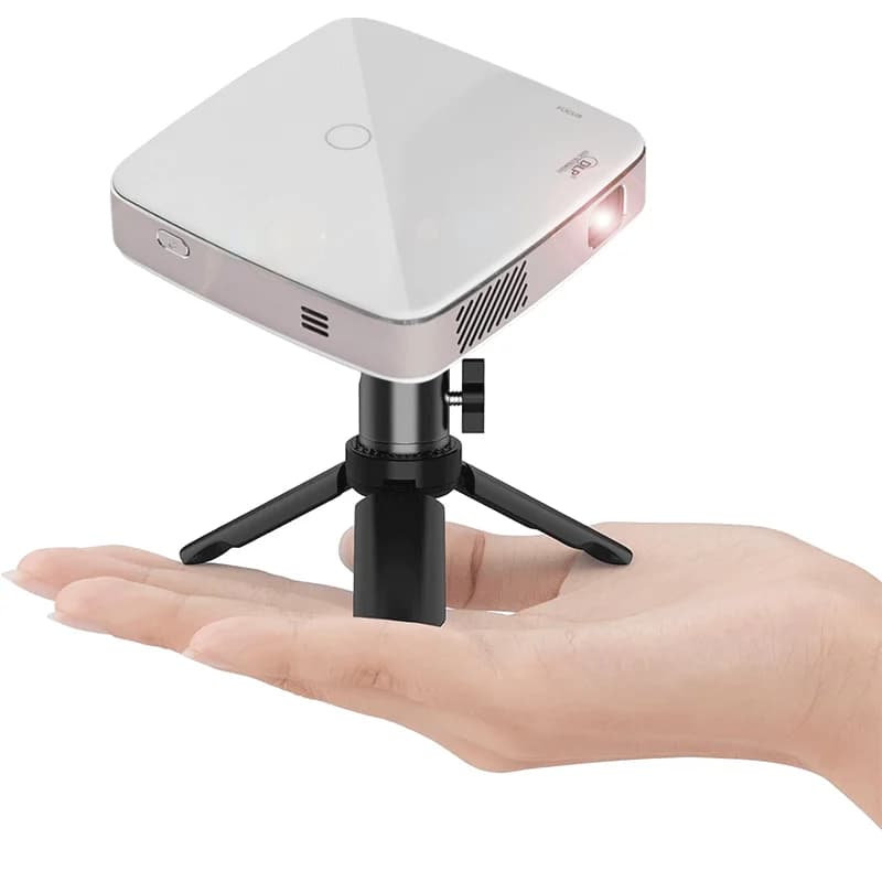 Proiettore S-60 DLP LED 1080P Smart Mini Tascabile, Home Theater Android 13, WiFi Dual-band, Mirroring Multimediale, Proiettori 4K