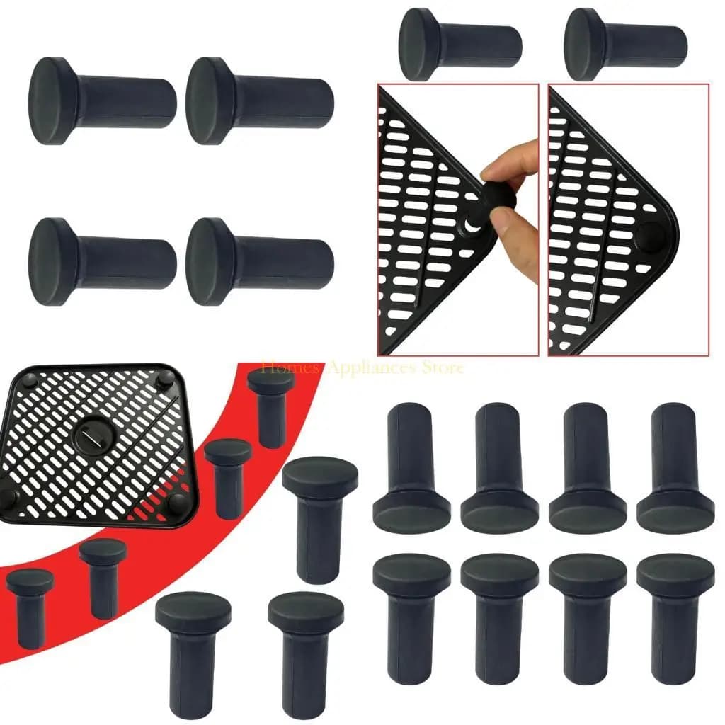 D0. Silicone legs resistant temperature for fryers and furnaces use easy installation feet and
