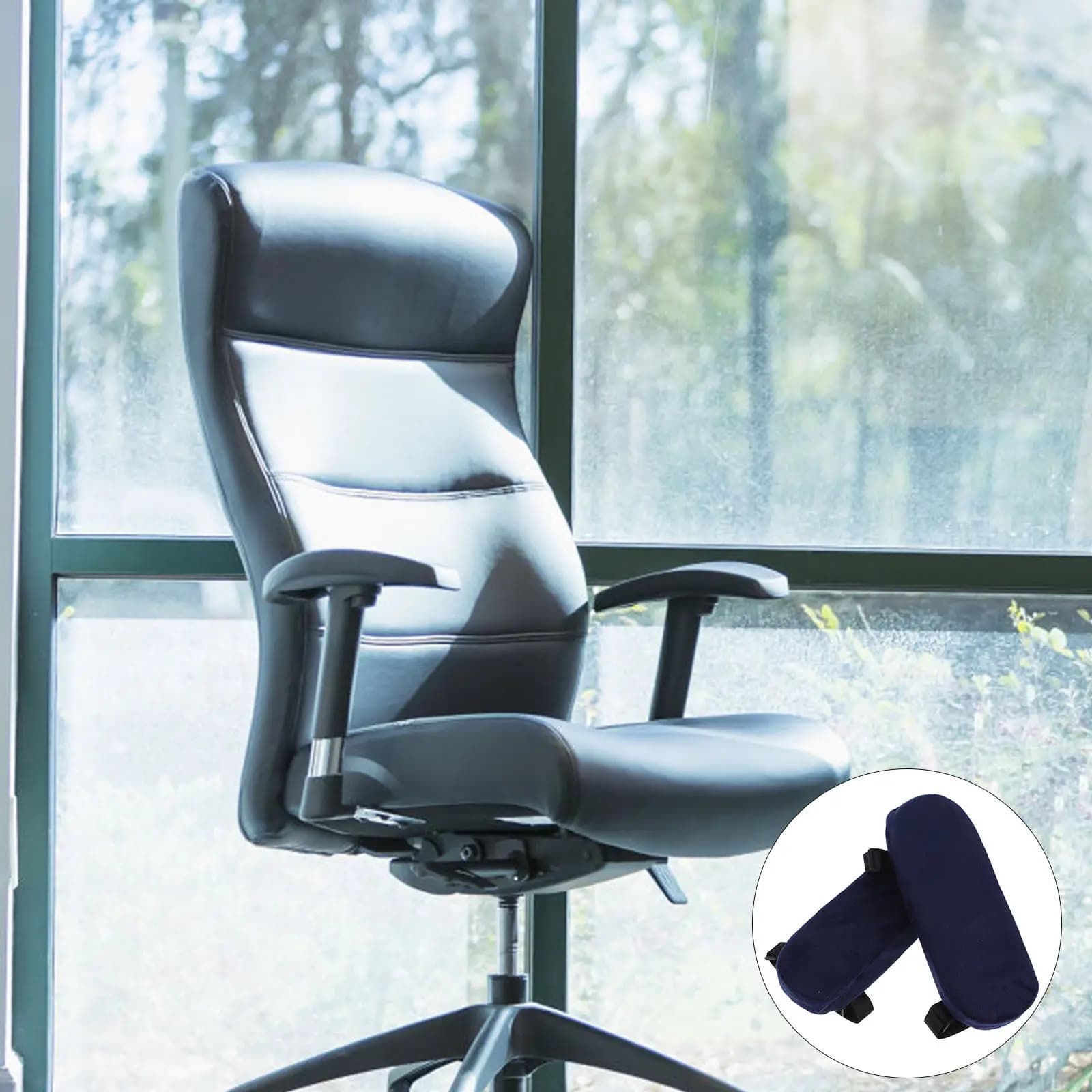 2 Pezzi Cuscinetti per Braccioli Sedia Gaming in Memory Foam Spesso, Copri Braccioli Ergonomici per Sedie da Ufficio e Computer, Supporto Gomito Avambraccio