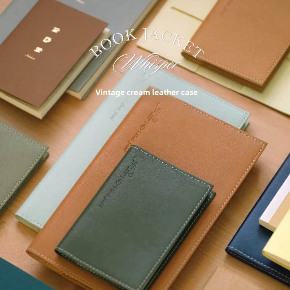 Fromthenon A5 A7 Vintage Soft PU Leather Notebook Journal Planner Protective Case Cover for Travel Work Study Daily Planner