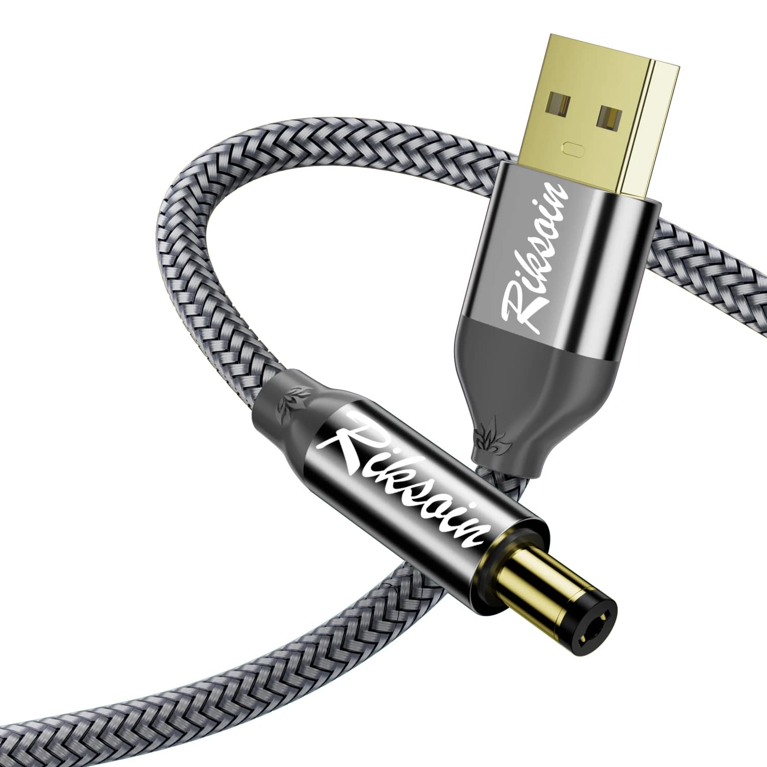 Cavo Adattatore Universale USB A a DC 5.5mm, Cavo di Ricarica DC 5V per Router, Modem Fibra Ottica e Altri Dispositivi Elettronici