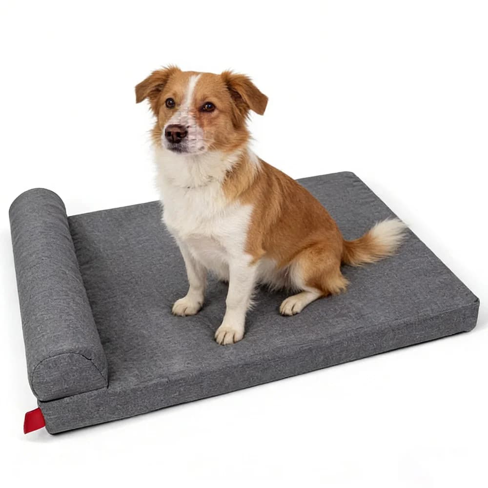 Cuccia Ortopedica per Cani con Base Antiscivolo, Cuscino in Memory Foam con Doppio Rivestimento Impermeabile Lavabile, Nido per Gatti in Spugna Lavabile
