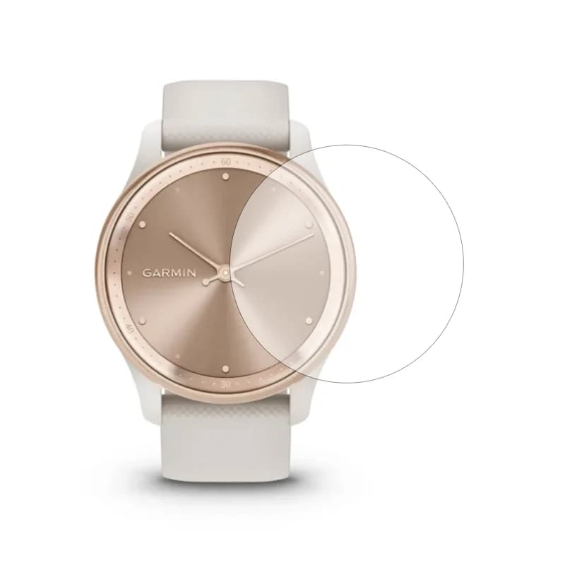 Pellicola protettiva trasparente in vetro temperato duro per Garmin Vivomove Trend Smartwatch Cover proteggi schermo Accessori per orologi intelligenti