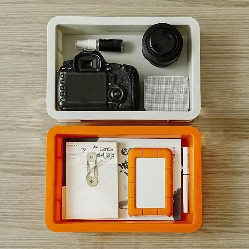 Outdoor Table Organizers Compact plastic container Plastic camping box for camping accessories