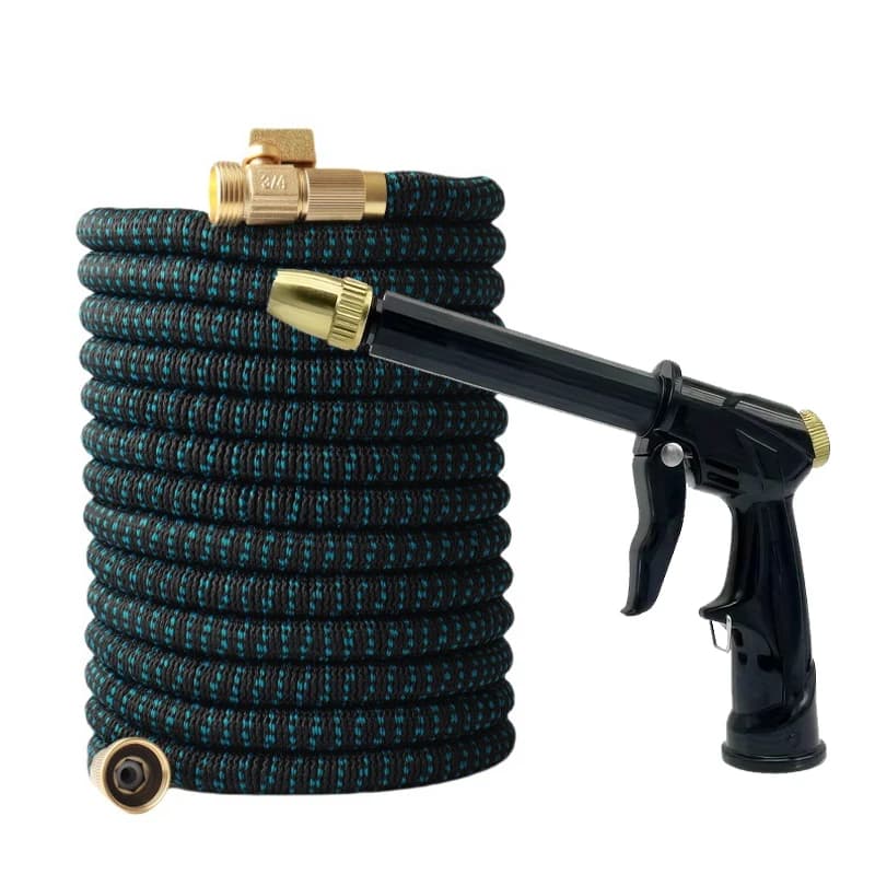 Set Garden Telescopic Pipe 25-150 Feet, High Pressure Auto Washing Machine, Home Water Pipe with 3/4 Joint, Gardening Supplies