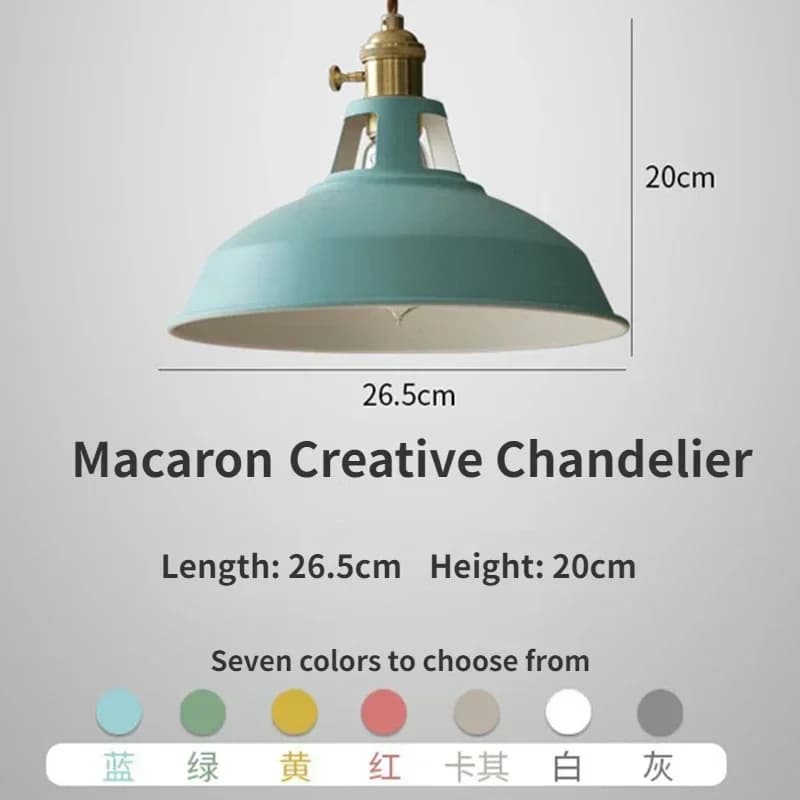 Lampade a Sospensione JOYINLED in Ferro Stile Nordico Moderno, Luci LED per Camera da Letto, Studio, Corridoio, Interni, Lampadari E27, Illuminazione Decorativa per la Casa