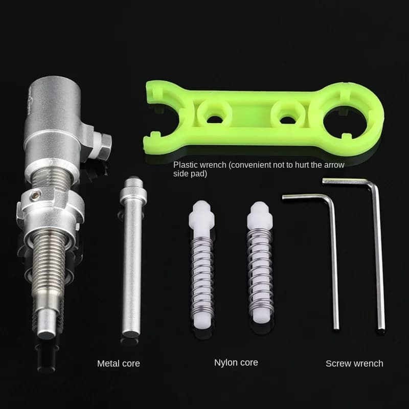 Metal Archery Cushion Plunger, Arrow Flight Tuning Side Cushion for Competitive Target Archery Recurve Bow Shooting