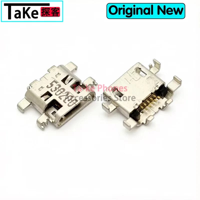 100-500Pcs For Lenovo A8-50 A5500 A5500-HV 8" Tablet A5500H Micro USB Charger Charging Dock Port Connector Jack Contact Plug