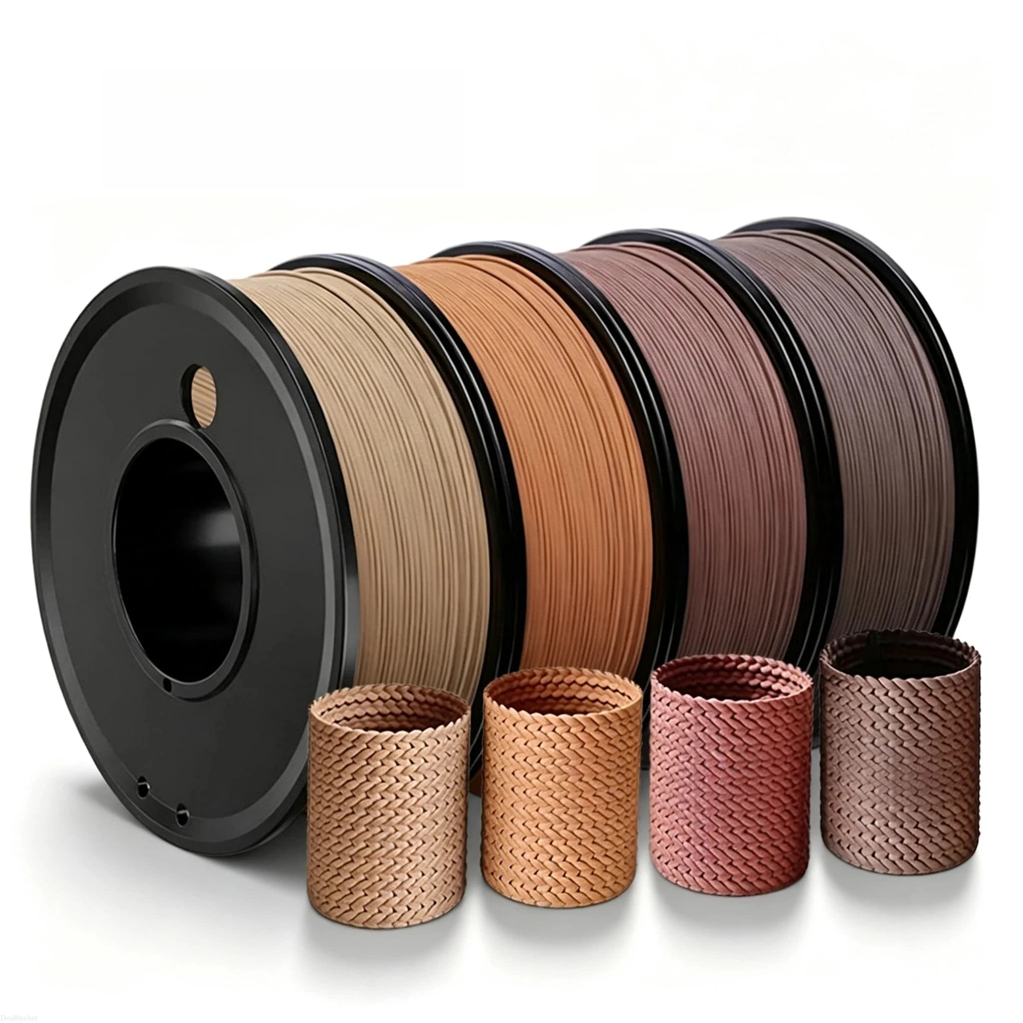 250g 500g 1Kg wood Filament PLA Ebony wood 3D Printer Filament Sandal wood, Teak Wood 1.75mm PLA 3D Printing Materials 250gX4